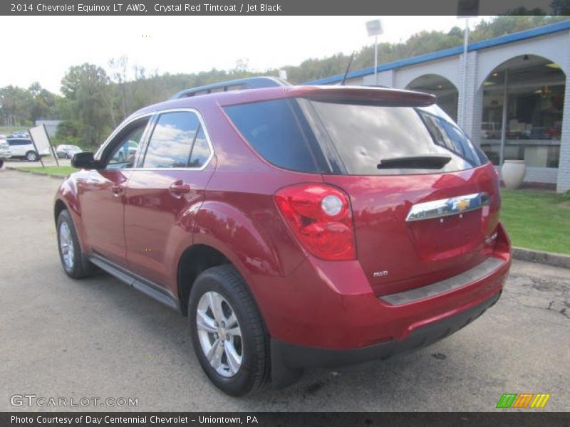 Crystal Red Tintcoat / Jet Black 2014 Chevrolet Equinox LT AWD