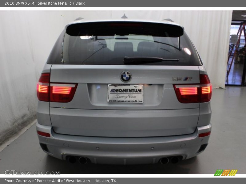 Silverstone Metallic / Black 2010 BMW X5 M
