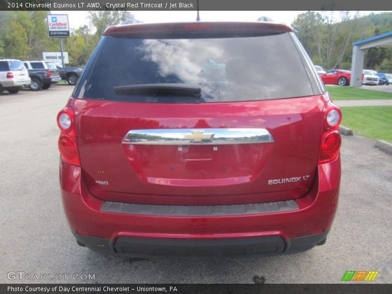 Crystal Red Tintcoat / Jet Black 2014 Chevrolet Equinox LT AWD
