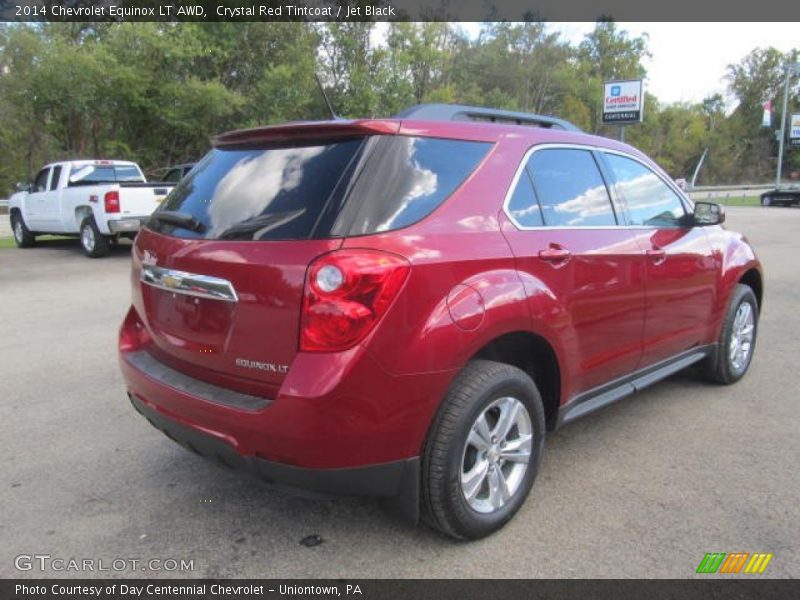 Crystal Red Tintcoat / Jet Black 2014 Chevrolet Equinox LT AWD