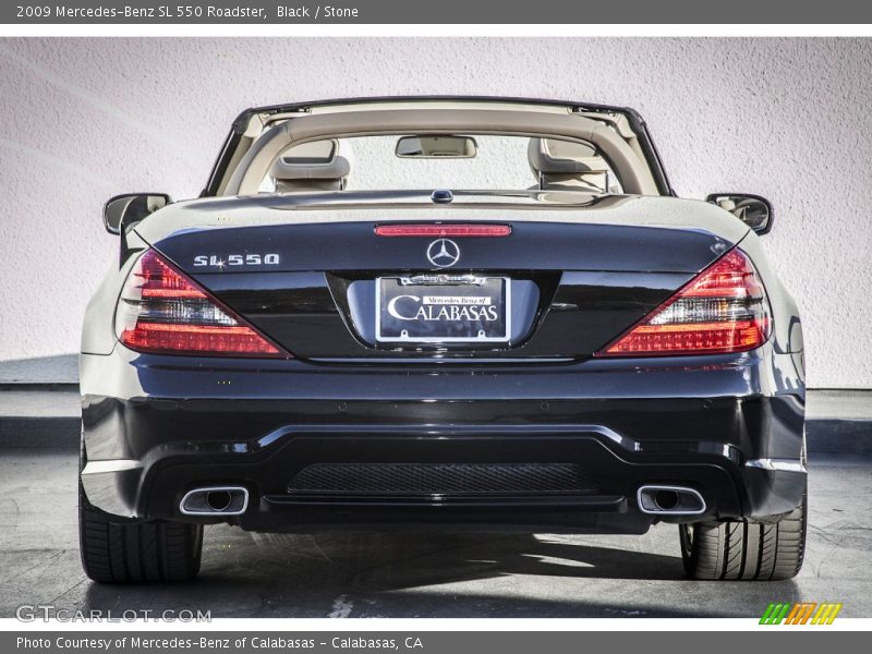 Black / Stone 2009 Mercedes-Benz SL 550 Roadster