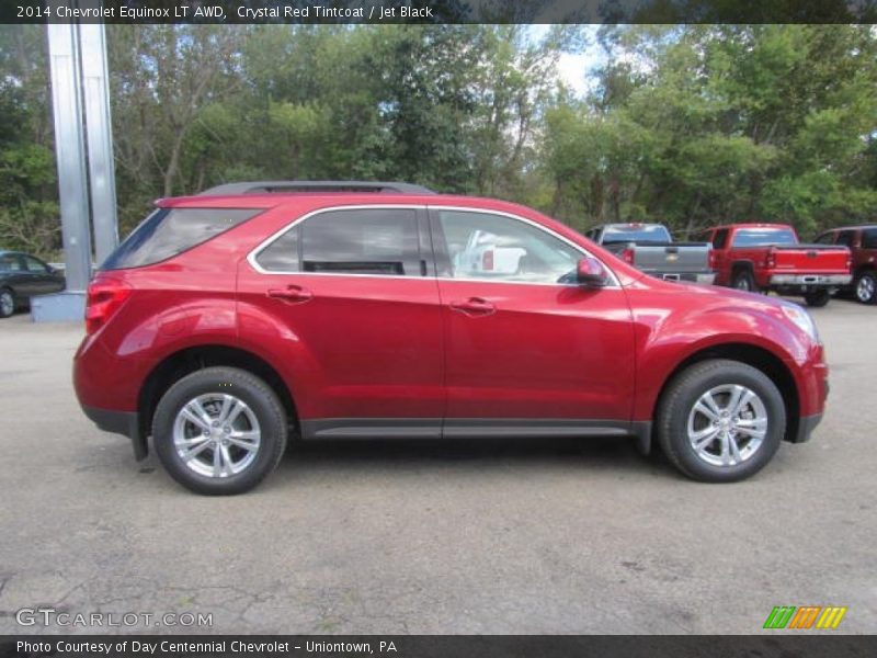 Crystal Red Tintcoat / Jet Black 2014 Chevrolet Equinox LT AWD