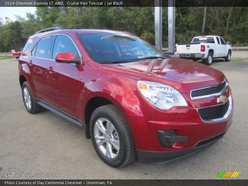 Crystal Red Tintcoat / Jet Black 2014 Chevrolet Equinox LT AWD