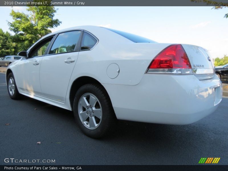 Summit White / Gray 2010 Chevrolet Impala LT