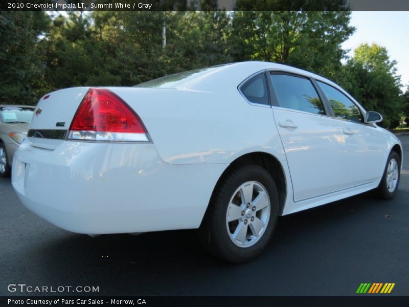 Summit White / Gray 2010 Chevrolet Impala LT