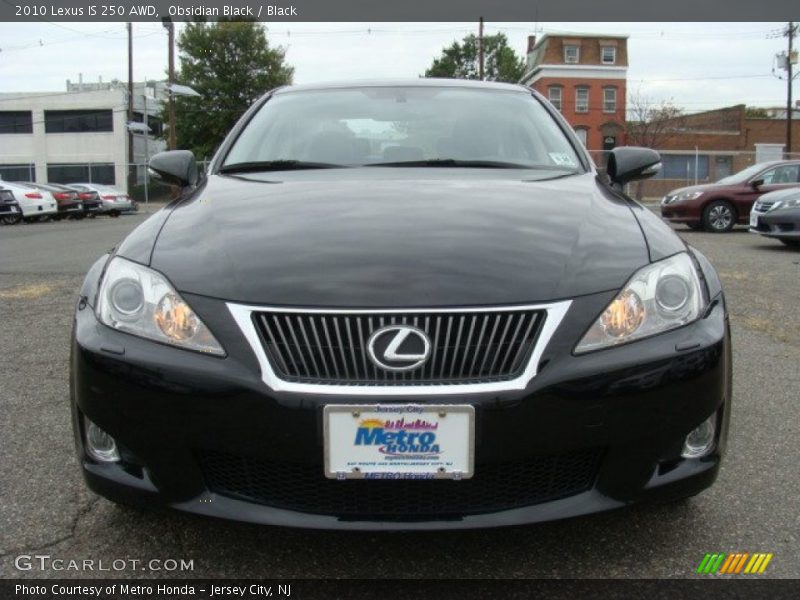 Obsidian Black / Black 2010 Lexus IS 250 AWD