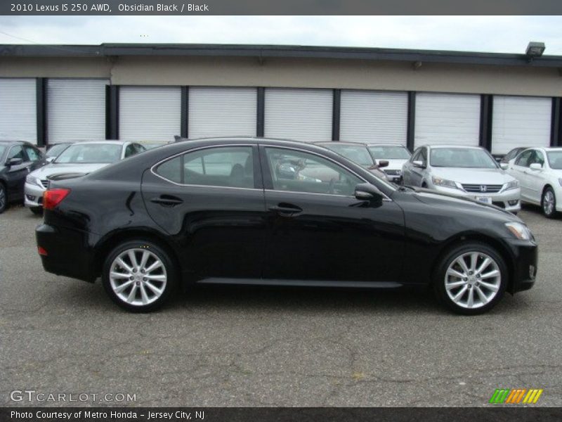 Obsidian Black / Black 2010 Lexus IS 250 AWD
