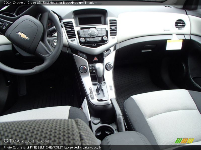 Red Hot / Jet Black/Medium Titanium 2014 Chevrolet Cruze LS