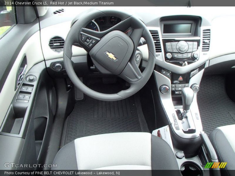 Red Hot / Jet Black/Medium Titanium 2014 Chevrolet Cruze LS