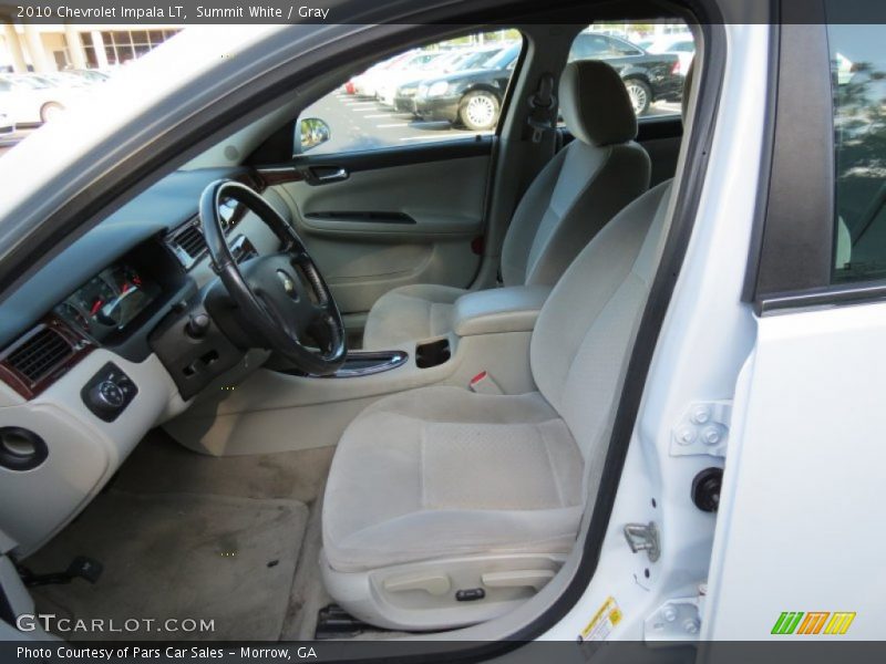Summit White / Gray 2010 Chevrolet Impala LT