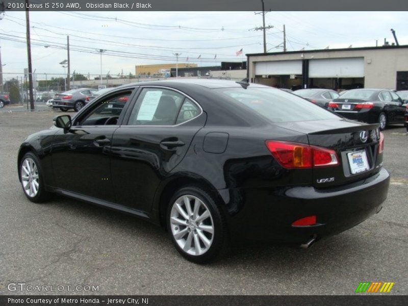 Obsidian Black / Black 2010 Lexus IS 250 AWD