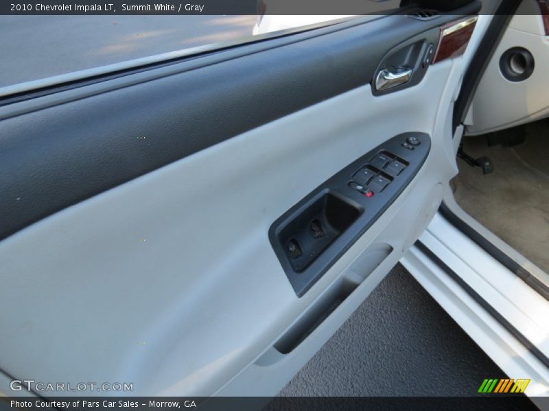 Summit White / Gray 2010 Chevrolet Impala LT