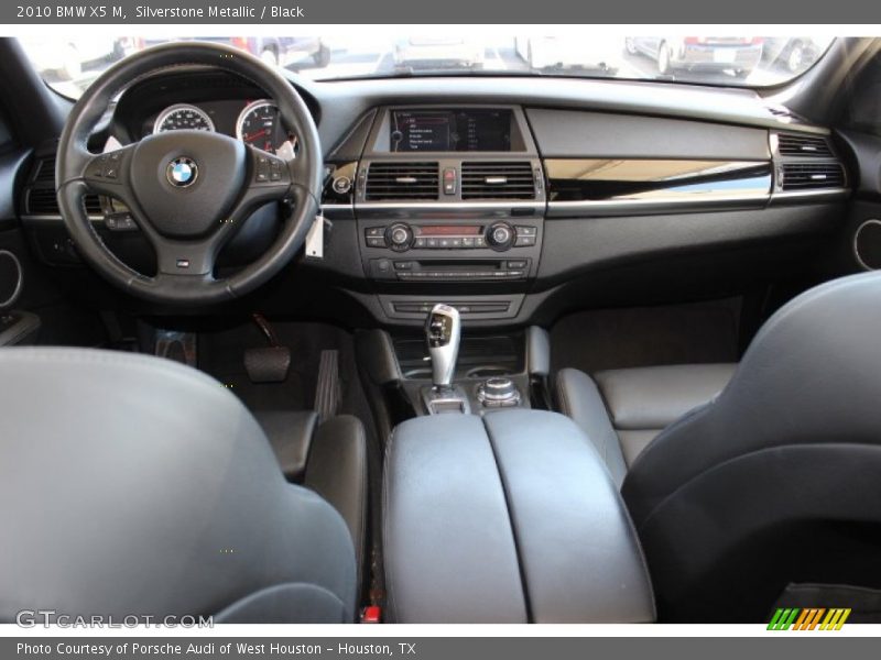 Silverstone Metallic / Black 2010 BMW X5 M