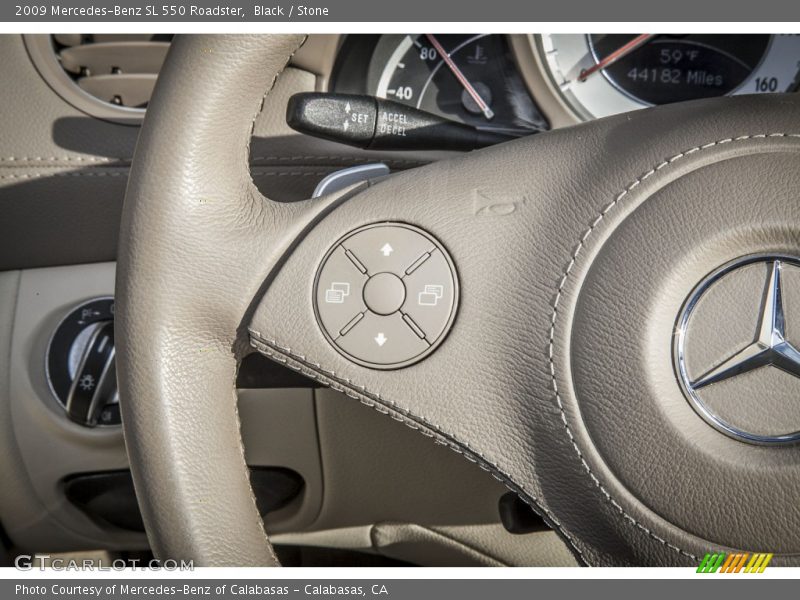 Controls of 2009 SL 550 Roadster