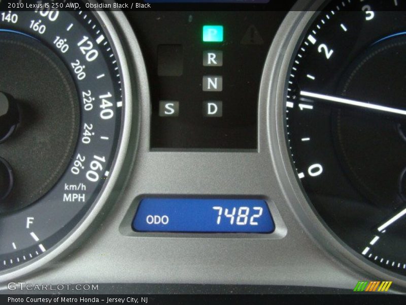 Obsidian Black / Black 2010 Lexus IS 250 AWD