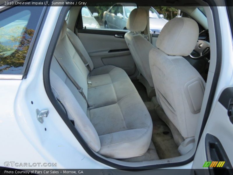Summit White / Gray 2010 Chevrolet Impala LT