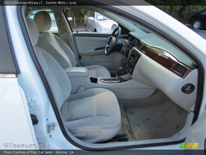 Summit White / Gray 2010 Chevrolet Impala LT