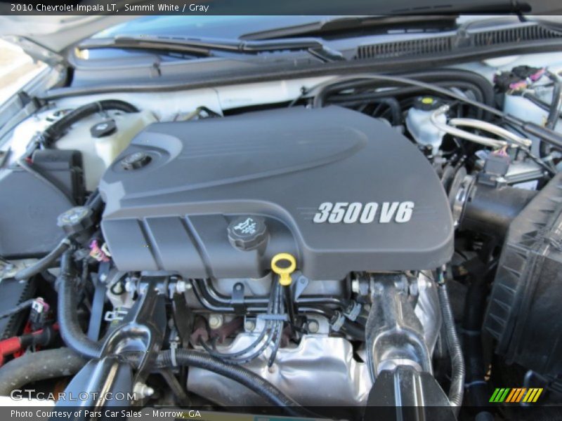 Summit White / Gray 2010 Chevrolet Impala LT