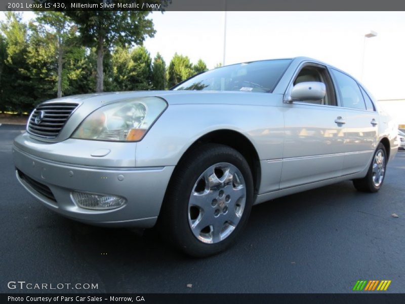 Millenium Silver Metallic / Ivory 2001 Lexus LS 430