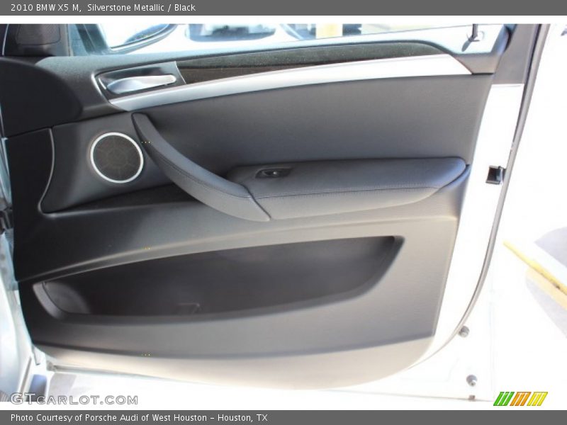 Silverstone Metallic / Black 2010 BMW X5 M