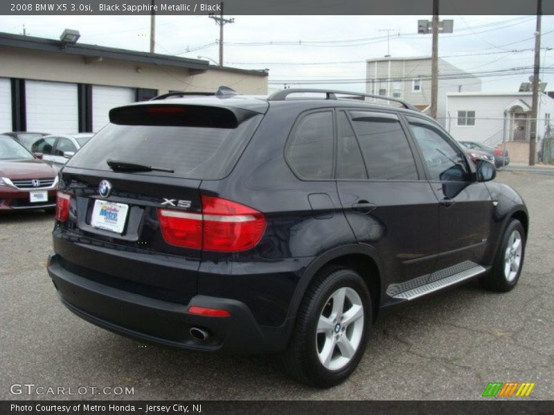 Black Sapphire Metallic / Black 2008 BMW X5 3.0si