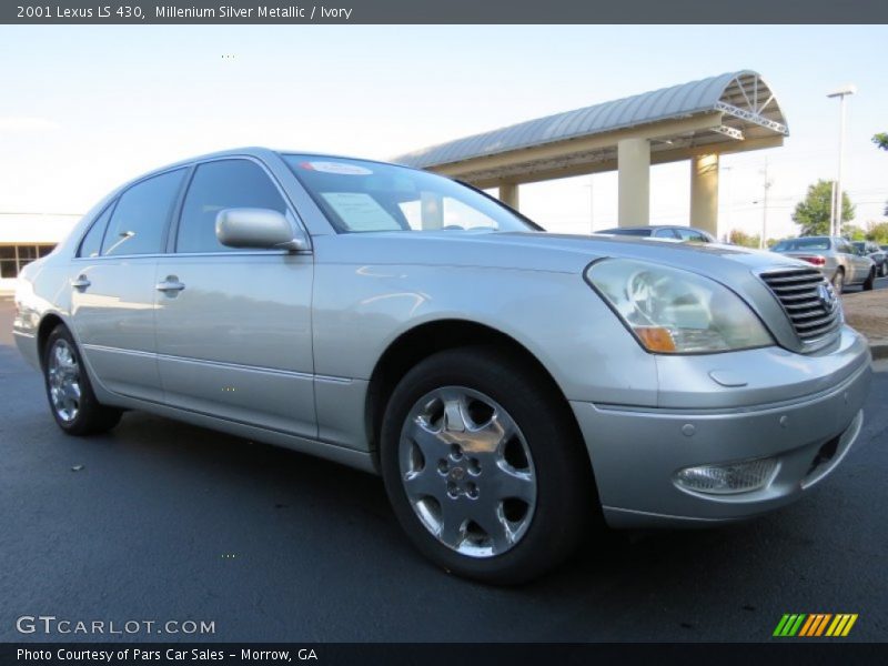 Millenium Silver Metallic / Ivory 2001 Lexus LS 430