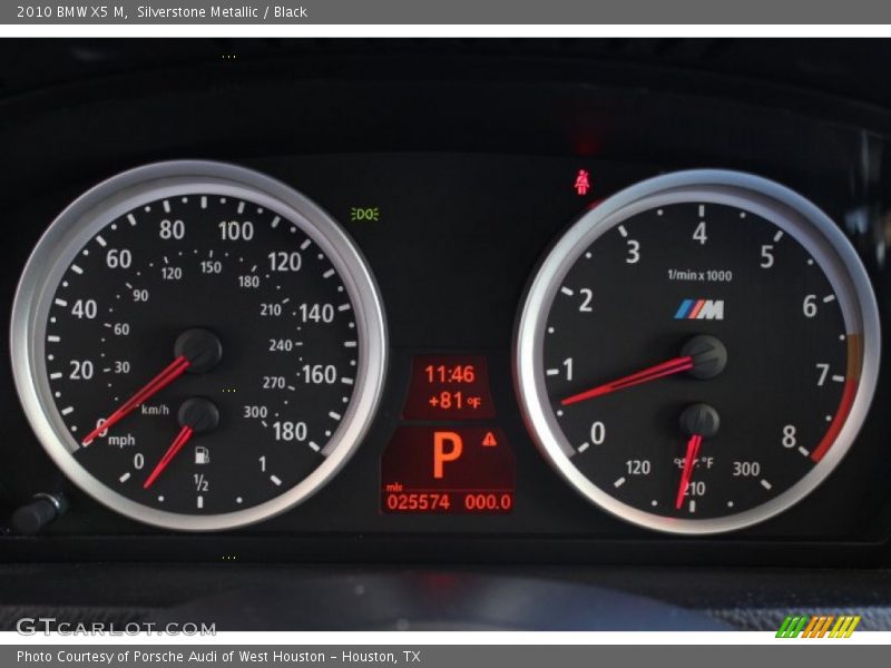  2010 X5 M   Gauges