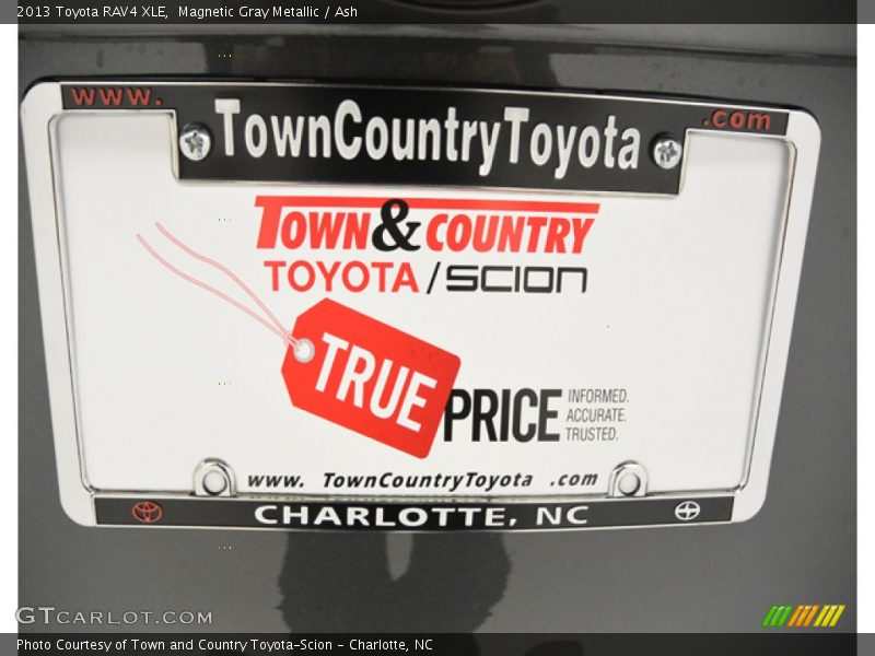 Magnetic Gray Metallic / Ash 2013 Toyota RAV4 XLE