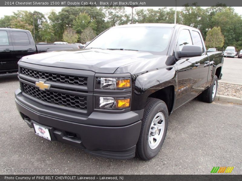 Black / Jet Black/Dark Ash 2014 Chevrolet Silverado 1500 WT Double Cab 4x4
