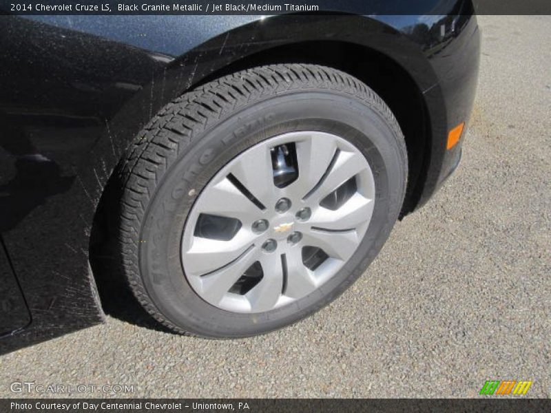 Black Granite Metallic / Jet Black/Medium Titanium 2014 Chevrolet Cruze LS