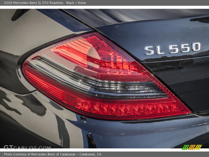 Black / Stone 2009 Mercedes-Benz SL 550 Roadster