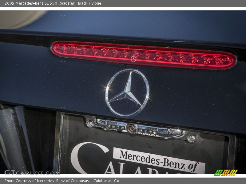 Black / Stone 2009 Mercedes-Benz SL 550 Roadster