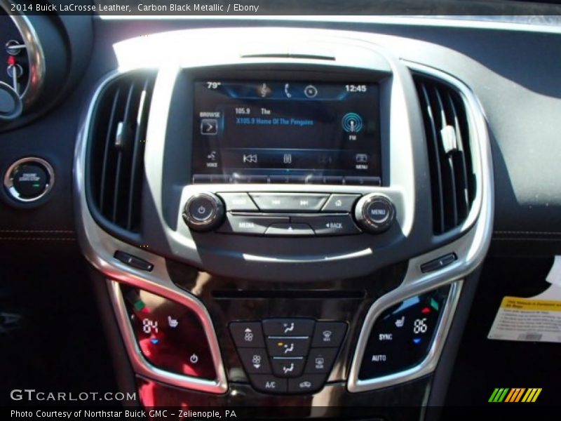 Carbon Black Metallic / Ebony 2014 Buick LaCrosse Leather