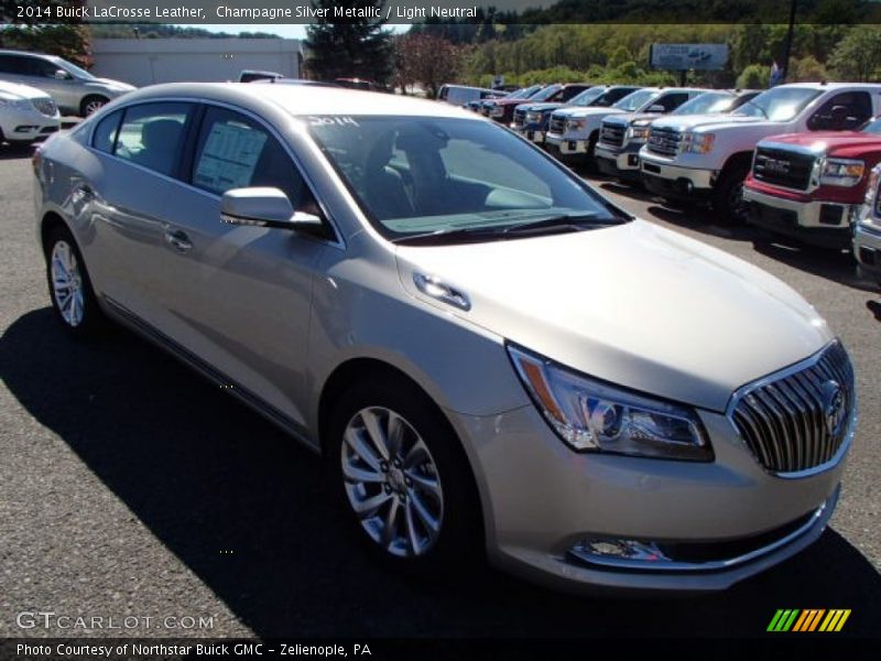Champagne Silver Metallic / Light Neutral 2014 Buick LaCrosse Leather