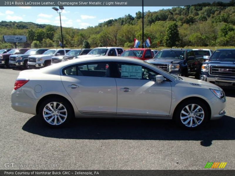 Champagne Silver Metallic / Light Neutral 2014 Buick LaCrosse Leather