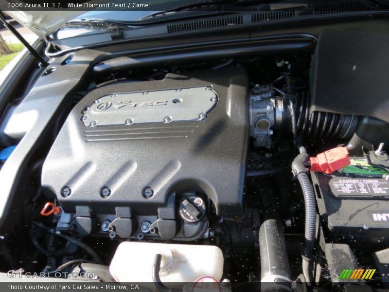 White Diamond Pearl / Camel 2006 Acura TL 3.2