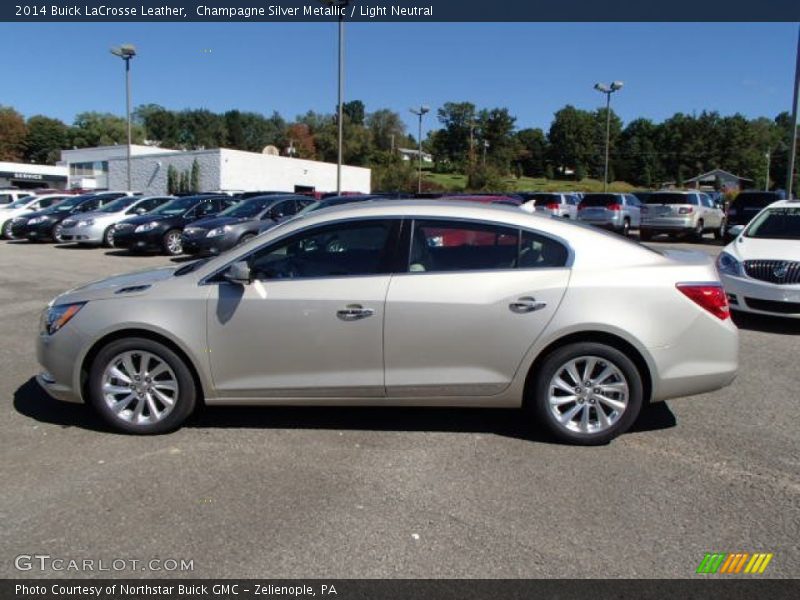  2014 LaCrosse Leather Champagne Silver Metallic