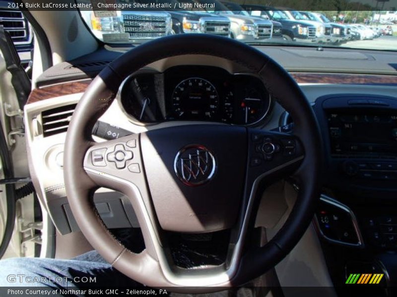 Champagne Silver Metallic / Light Neutral 2014 Buick LaCrosse Leather
