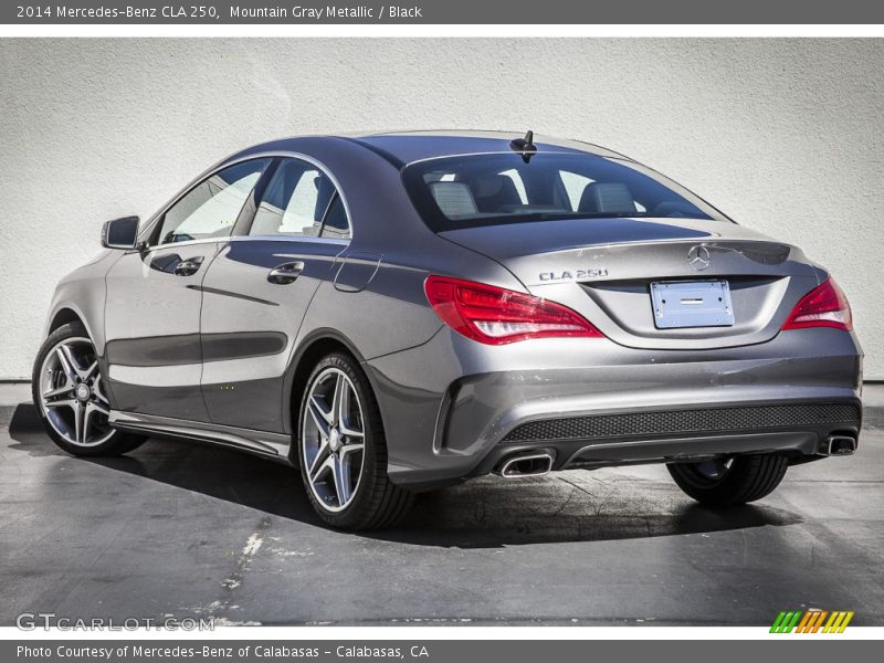 Mountain Gray Metallic / Black 2014 Mercedes-Benz CLA 250