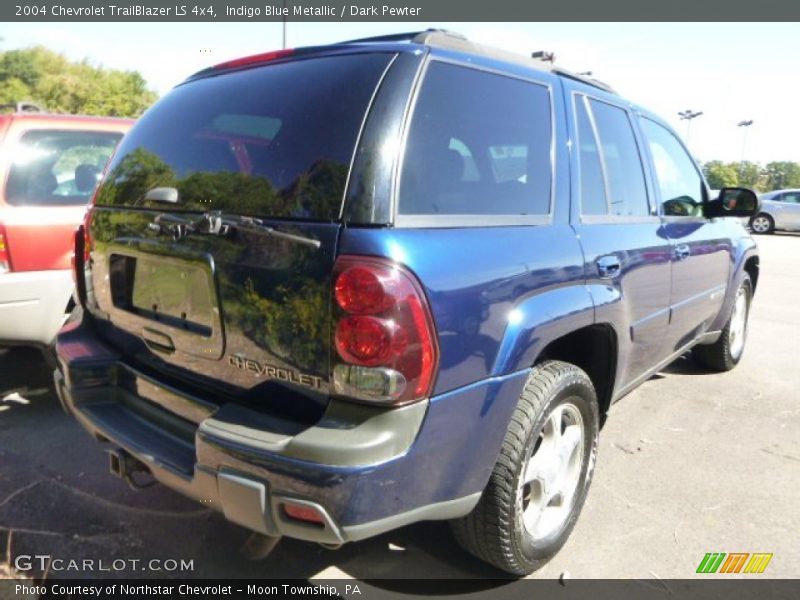 Indigo Blue Metallic / Dark Pewter 2004 Chevrolet TrailBlazer LS 4x4