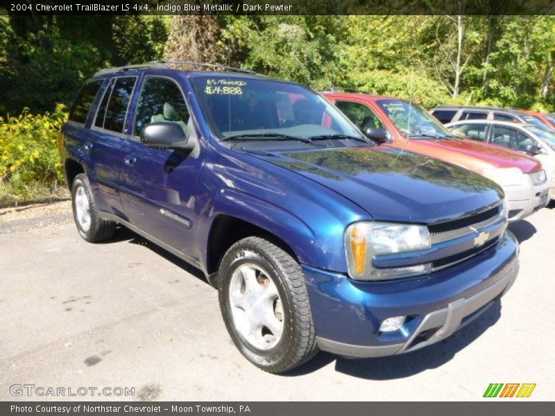 Indigo Blue Metallic / Dark Pewter 2004 Chevrolet TrailBlazer LS 4x4
