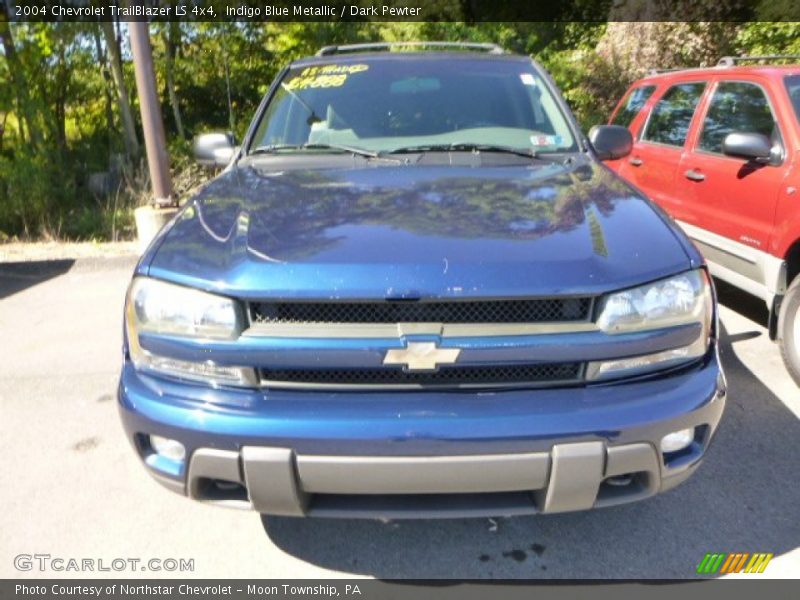 Indigo Blue Metallic / Dark Pewter 2004 Chevrolet TrailBlazer LS 4x4