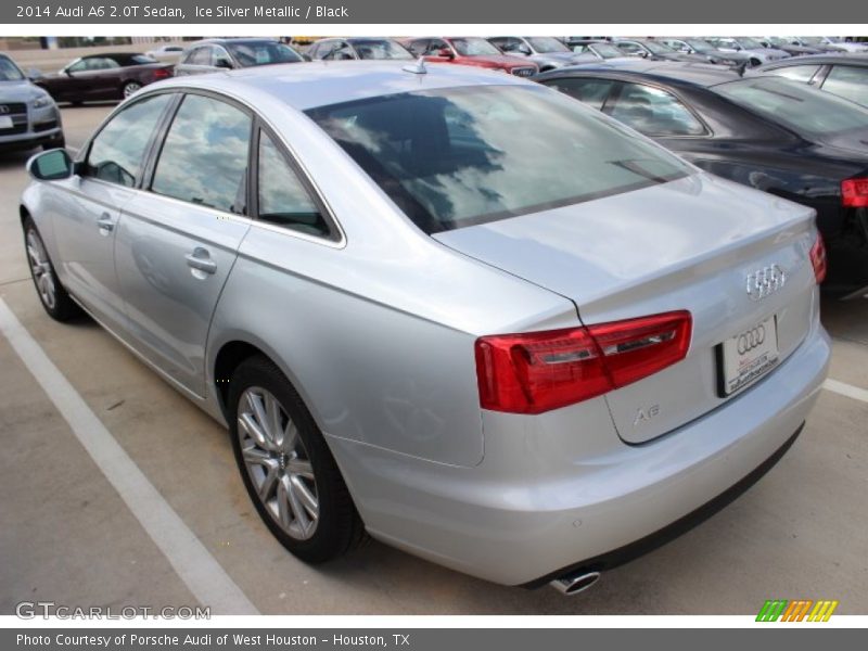 Ice Silver Metallic / Black 2014 Audi A6 2.0T Sedan