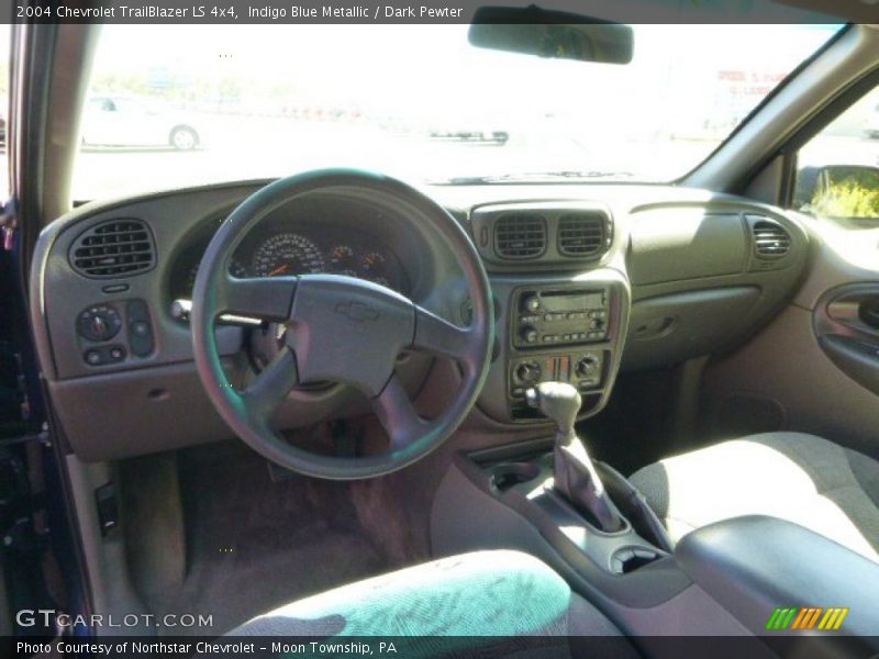 Indigo Blue Metallic / Dark Pewter 2004 Chevrolet TrailBlazer LS 4x4