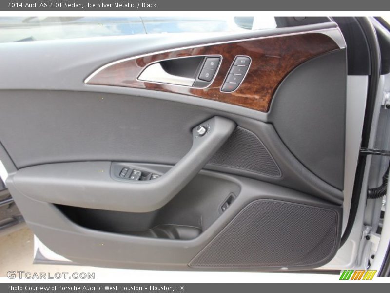 Ice Silver Metallic / Black 2014 Audi A6 2.0T Sedan
