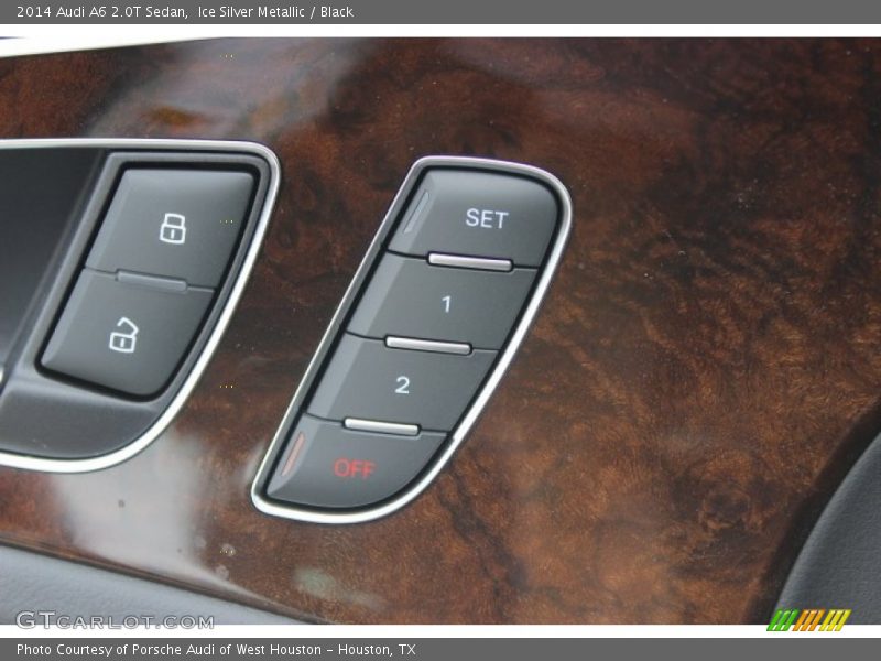 Ice Silver Metallic / Black 2014 Audi A6 2.0T Sedan