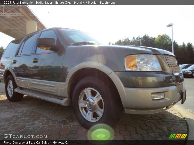 Estate Green Metallic / Medium Parchment 2005 Ford Expedition Eddie Bauer