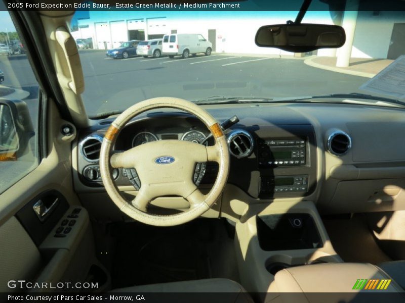 Estate Green Metallic / Medium Parchment 2005 Ford Expedition Eddie Bauer