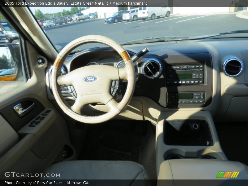 Estate Green Metallic / Medium Parchment 2005 Ford Expedition Eddie Bauer