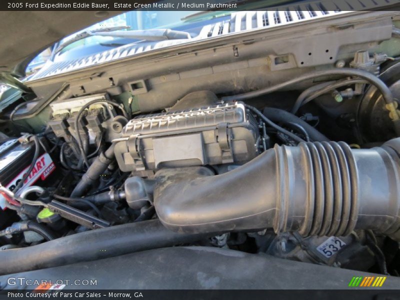 Estate Green Metallic / Medium Parchment 2005 Ford Expedition Eddie Bauer